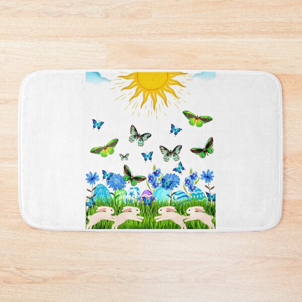 Item preview, King's Easter Hunt | Easter Hunt | Easter Eggs | Eggs | Easter | Rabbit | Bunny | Blue | White | Butterfly | Butterflies | Yellow | Sun | Flowers  designed and sold by Kingcls.
