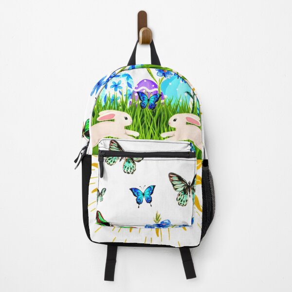 Item preview, King's Easter Hunt | Easter Hunt | Easter Eggs | Eggs | Easter | Rabbit | Bunny | Blue | White | Butterfly | Butterflies | Yellow | Sun | Flowers  designed and sold by Kingcls.