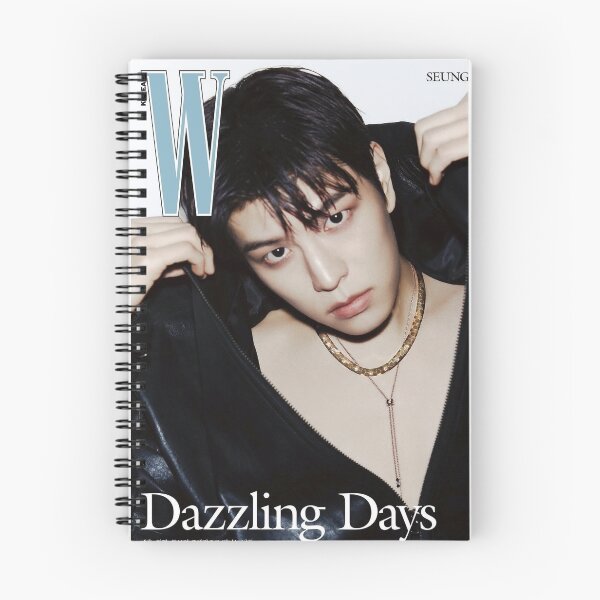 Item preview, Seungmin HOT image Stray Kids boyfriend material W Korea magazine teaser kpop SKZ stay poster designed and sold by Kpop-Noona.