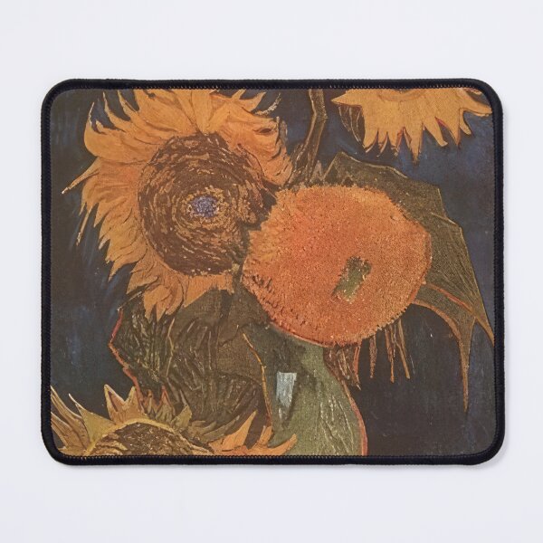 Item preview, Still Life Vase with Five Sunflowers - 1888; Arles, Bouches-du-Rhône, France designed and sold by MashaQo.