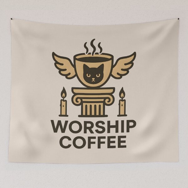 Item preview, Worship Coffee / That's Our Creed designed and sold by DarrenAshenOne.