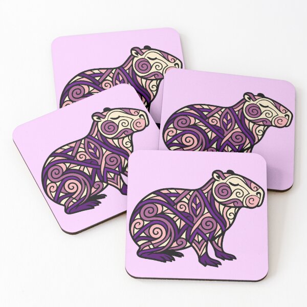 Item preview, Intricate capybara designed and sold by SpectrumShine.