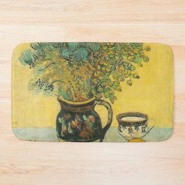 Item preview, Still Life Majolica Jug with Wildflowers - 1888; Arles, Bouches-du-Rhône, France designed and sold by MashaQo.