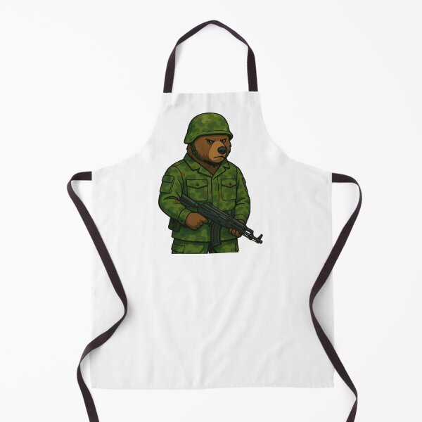 Item preview, Soldier Alpha Bear with a big bun. designed and sold by Lunaria Arts.