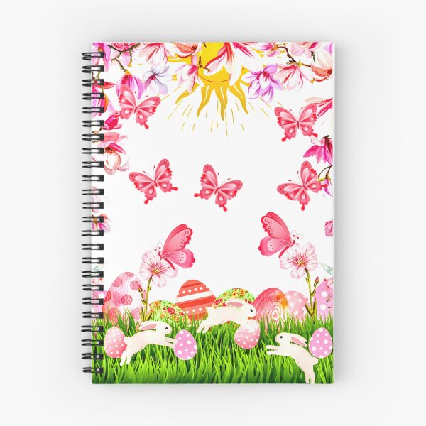 Item preview, King's Easter Hunt | Easter Hunt | Easter Eggs | Easter | Easter Design | Pink | Butterfly | Butterflies | Rabbit | Bunny | Flowers | Sunny  designed and sold by Kingcls.