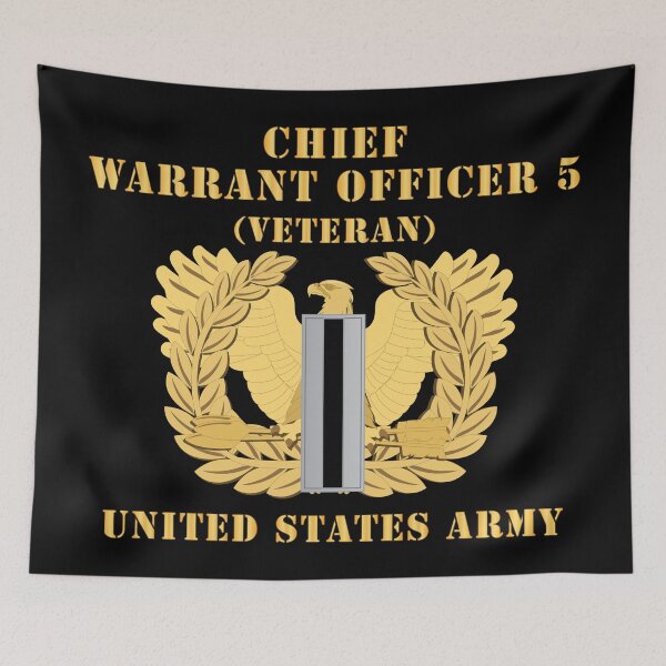 Artikelvorschau, Armee - Chief Warrant Officer - CW05 - Veteran - Flach - Adler und Balken X 300 entworfen und verkauft von Military Insignia Products.