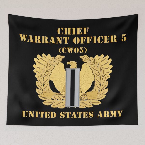 Artikelvorschau, Armee - Chief Warrant Officer - CW05 - Flach - Adler und Balken X 300 entworfen und verkauft von Military Insignia Products.
