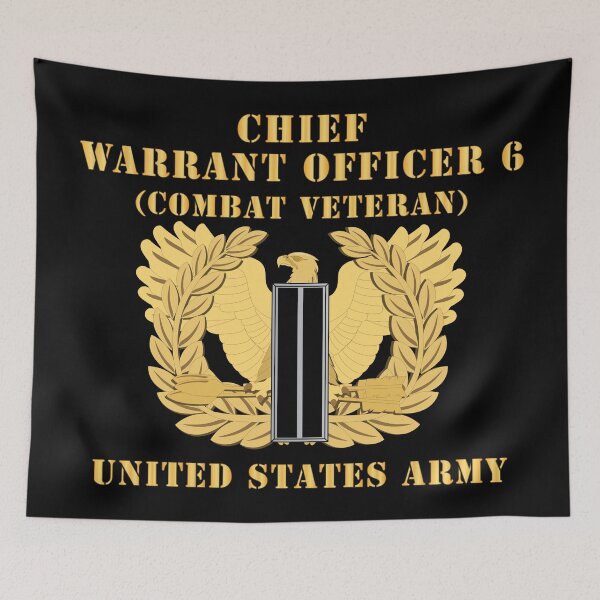 Artikelvorschau, Armee - Chief Warrant Officer - CW06 - Kriegsveteran - Flach - Adler und Balken X 300 entworfen und verkauft von Military Insignia Products.