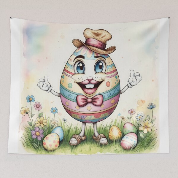 Item preview,  funny easter colorful happy egg in the meadow spring,Happy Easter,Easter Humor,Easter Day,funny easter design designed and sold by Expressions-Sel.