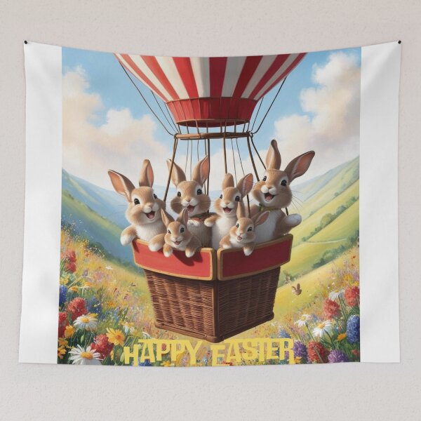 Item preview, happy Easter Bunnies  designed and sold by Julia  Kovtunyak.