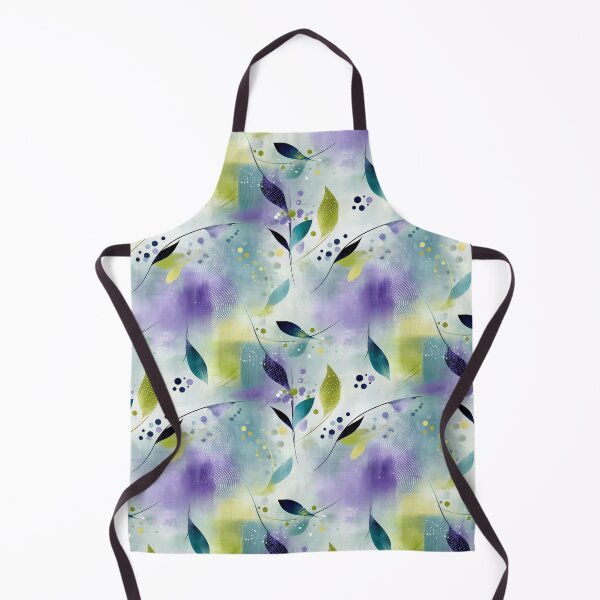 Item preview, Dreamy Abstract Leaves – Jade, Lavender & Mist Pattern designed and sold by Moisky Patterns.