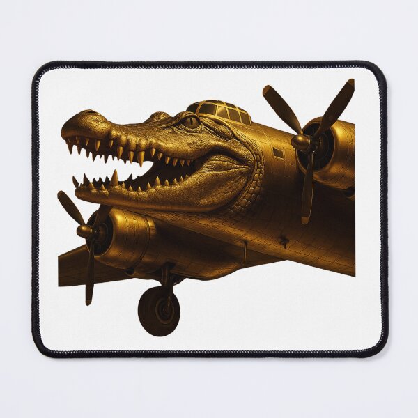 Item preview, Gold Bombardiro Crocodilo (Italian Brainrot)  designed and sold by LookinFreshh.