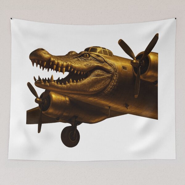 Item preview, Gold Bombardiro Crocodilo (Italian Brainrot)  designed and sold by LookinFreshh.