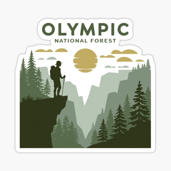Item preview, Olympic National Forest hiking gift designed and sold by ketkacreations.