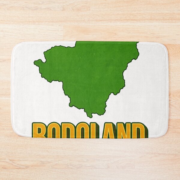 Item preview, Bodoland Green Map Outline Northeast India Minimalist designed and sold by Places On Earth.