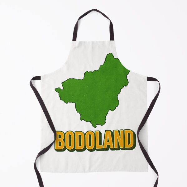 Item preview, Bodoland Green Map Outline Northeast India Minimalist designed and sold by Places On Earth.