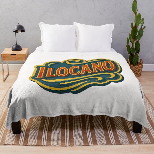 Item preview, Ilocano Lettering with Swirling Retro Motif designed and sold by Places On Earth.