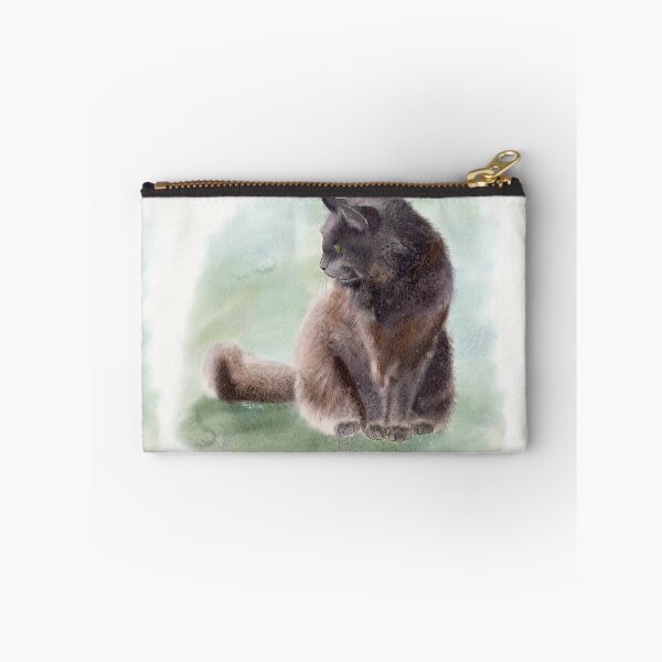 Item preview, Portrait of a Nebelung Cat designed and sold by Nimmy Rinon.