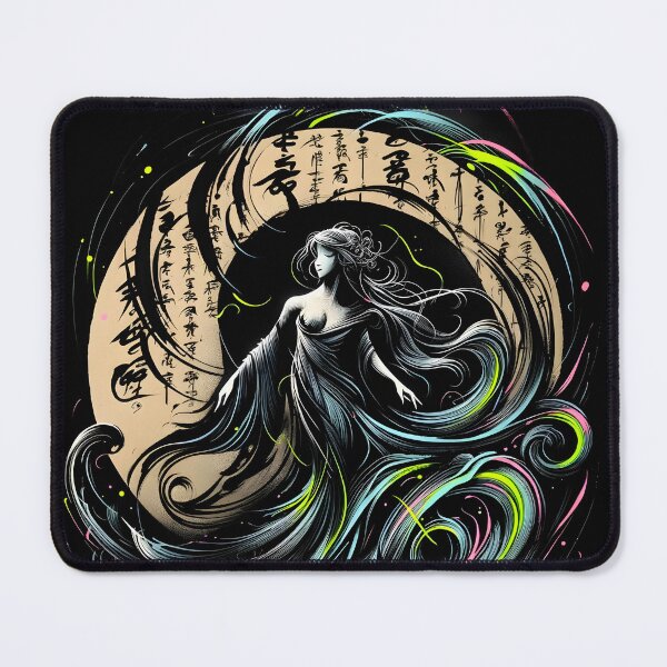 Item preview, Persephone greek mythology art ink calligraphy designed and sold by Truck Stop One.