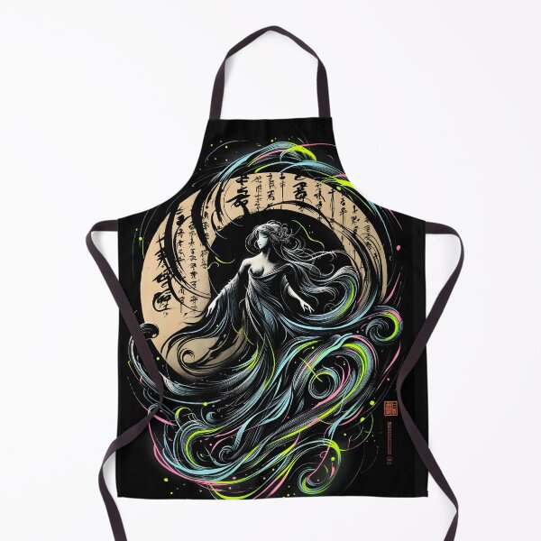 Item preview, Persephone greek mythology art ink calligraphy designed and sold by Truck Stop One.