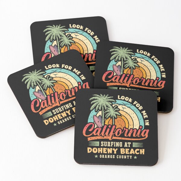 Item preview, Surf Doheny Beach Surfing Orange County West Coast California designed and sold by eclecTEEq.