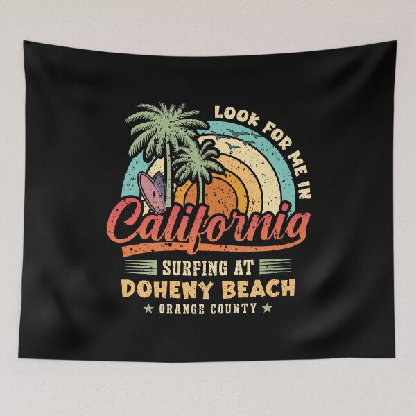 Item preview, Surf Doheny Beach Surfing Orange County West Coast California designed and sold by eclecTEEq.