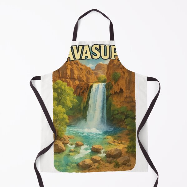 Item preview, Havasupai Canyon Waterfall with Rocky Pool Arizona designed and sold by Places On Earth.