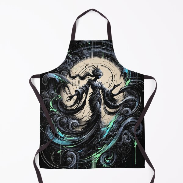 Item preview, Hecate  greek mythology art ink calligraphy designed and sold by Truck Stop One.