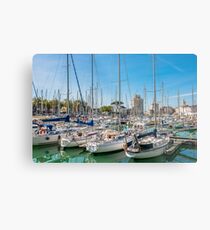Yachts in the old port of La Rochelle Metal Print
