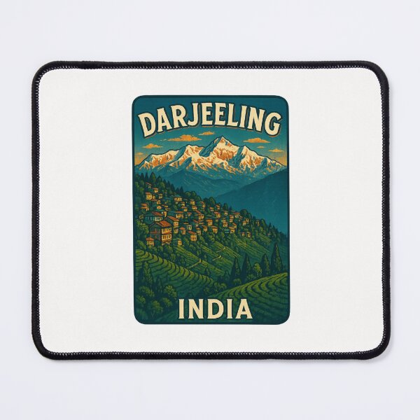 Item preview, Darjeeling India Tea Terraces and Himalayan Vista designed and sold by Places On Earth.