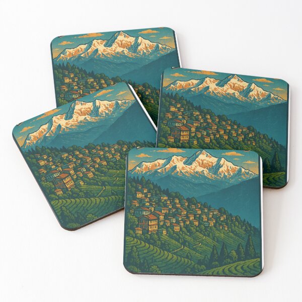 Item preview, Darjeeling India Tea Terraces and Himalayan Vista designed and sold by Places On Earth.