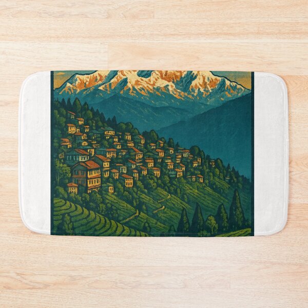 Item preview, Darjeeling India Tea Terraces and Himalayan Vista designed and sold by Places On Earth.