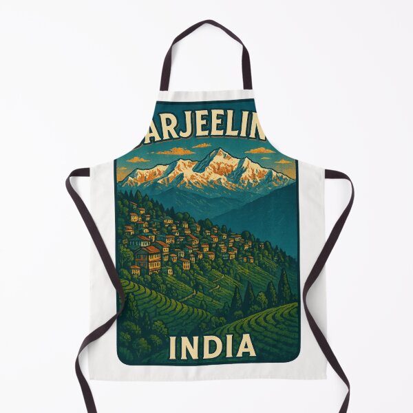 Item preview, Darjeeling India Tea Terraces and Himalayan Vista designed and sold by Places On Earth.