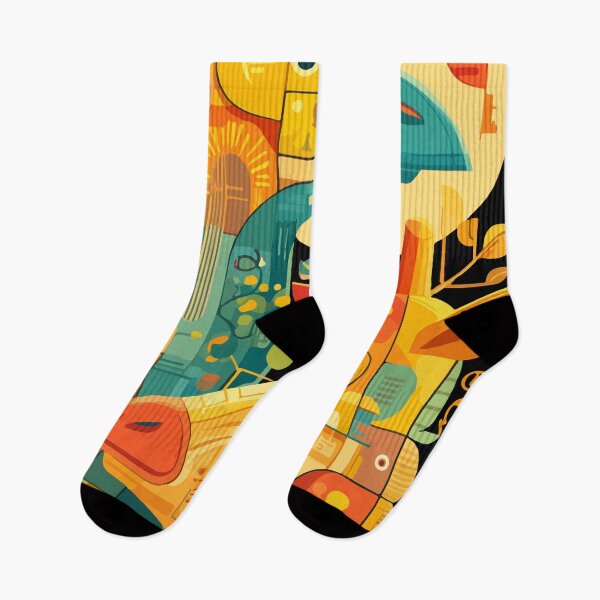 Item preview, Dreamy Giraffe in Abstract Jungle designed and sold by Moss and Moon Studio.