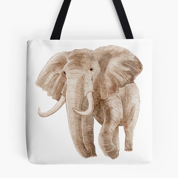 Item preview, Watercolor safari-themed of elephant, hand-painted animal  designed and sold by Art-Beans.