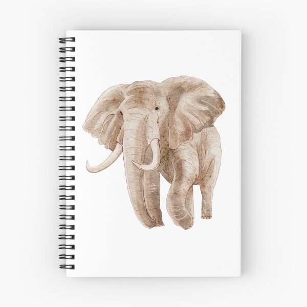 Item preview, Watercolor safari-themed of elephant, hand-painted animal  designed and sold by Art-Beans.