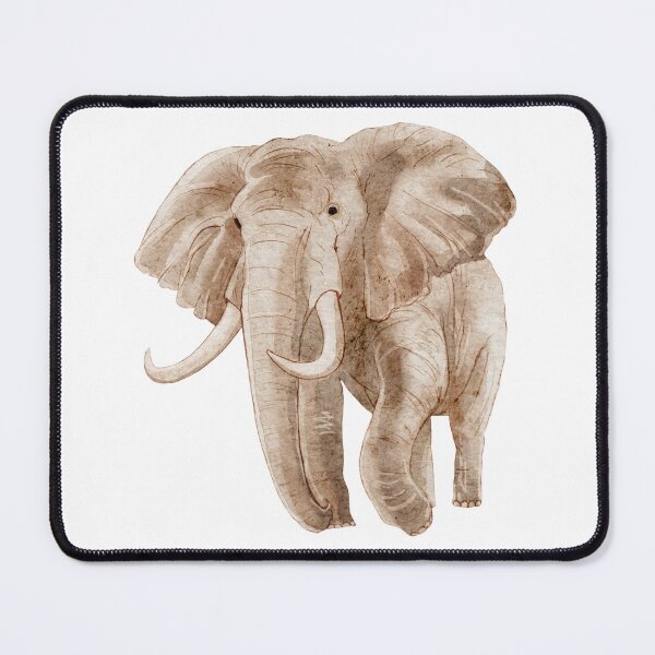 Item preview, Watercolor safari-themed of elephant, hand-painted animal  designed and sold by Art-Beans.