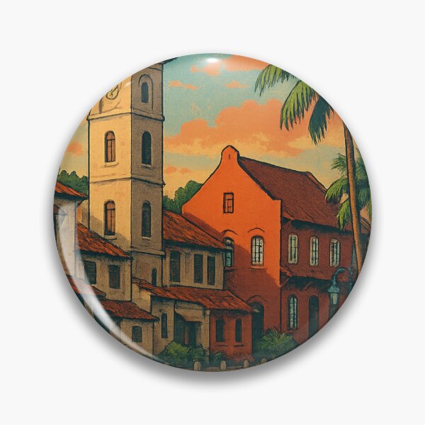 Item preview, Malacca River Colonial Clock Tower Malaysia designed and sold by Places On Earth.