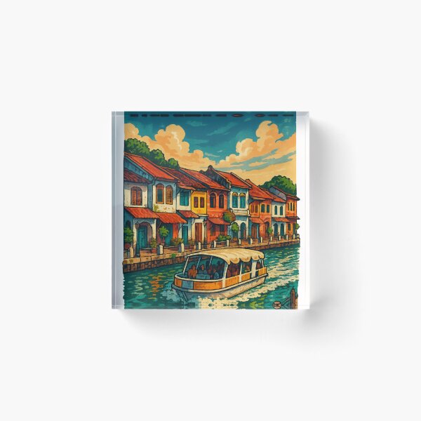 Item preview, Malacca River Cruise and Colorful Shophouses Malaysia designed and sold by Places On Earth.