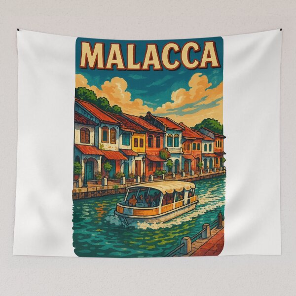Item preview, Malacca River Cruise and Colorful Shophouses Malaysia designed and sold by Places On Earth.