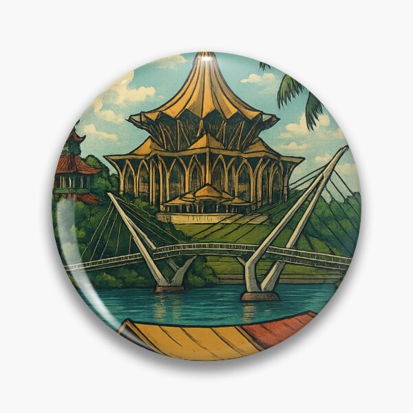 Item preview, Kuching Waterfront Sarawak State Assembly Malaysia designed and sold by Places On Earth.