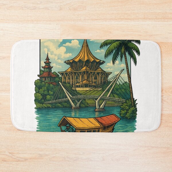 Item preview, Kuching Waterfront Sarawak State Assembly Malaysia designed and sold by Places On Earth.