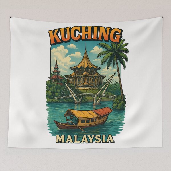 Item preview, Kuching Waterfront Sarawak State Assembly Malaysia designed and sold by Places On Earth.