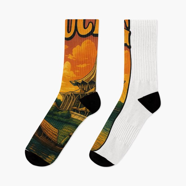 Item preview, Kuching Sarawak Sunset Over State Assembly designed and sold by Places On Earth.