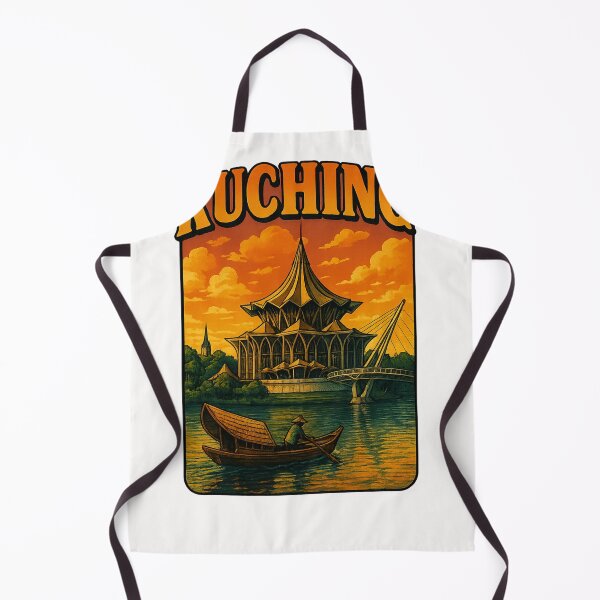 Item preview, Kuching Sarawak Sunset Over State Assembly designed and sold by Places On Earth.