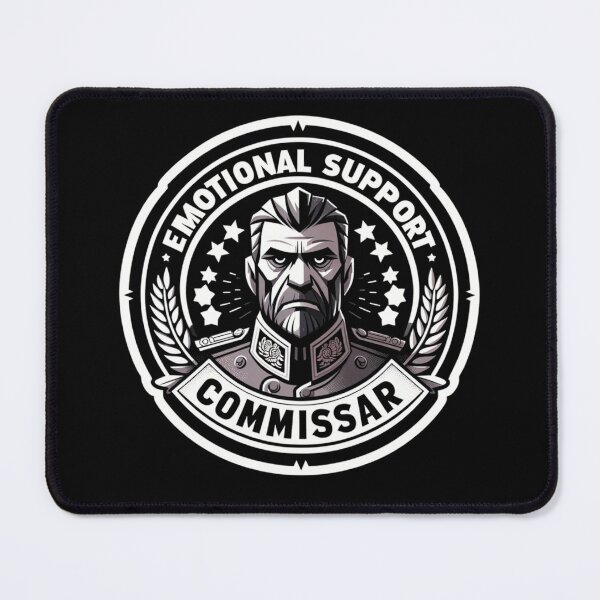 Item preview, Emotional Support Commissar Badge designed and sold by Truck Stop One.