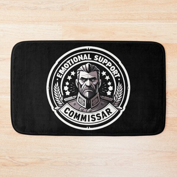Item preview, Emotional Support Commissar Badge designed and sold by Truck Stop One.