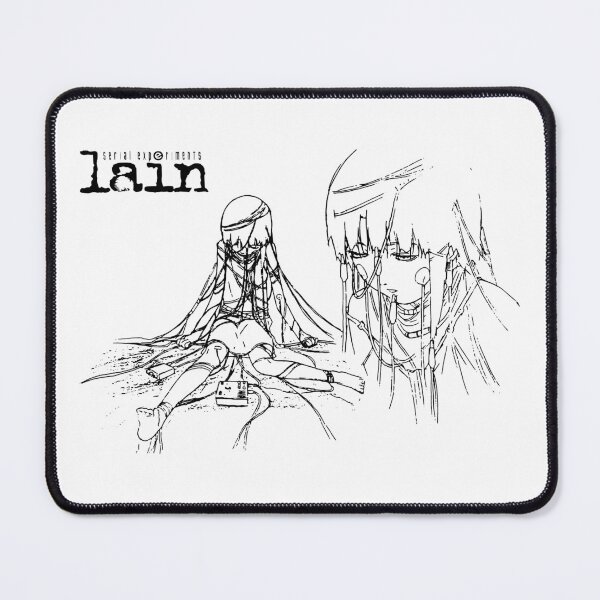 Item preview, Lain Wired Up - black print designed and sold by R-A Designs.