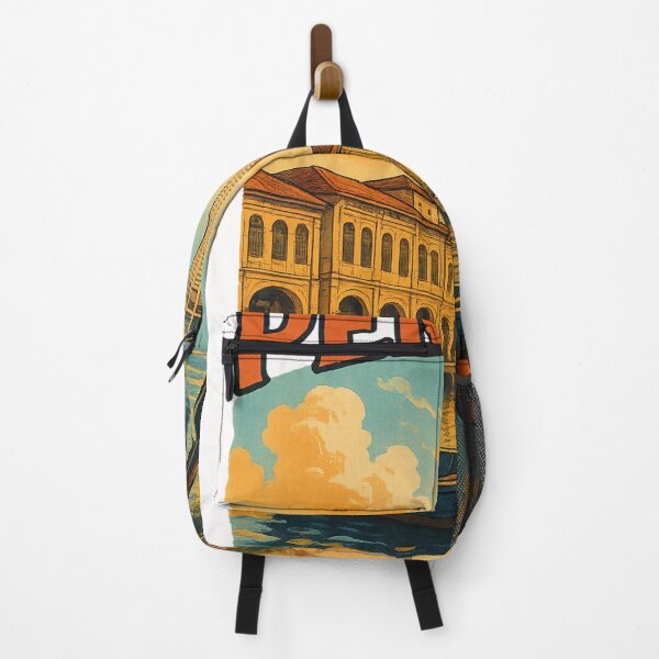 Item preview, Penang Waterfront Shophouses and Komtar Tower View designed and sold by Places On Earth.