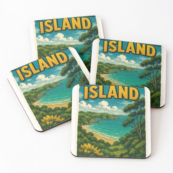 Item preview, Waiheke Island Coastal View New Zealand designed and sold by Places On Earth.